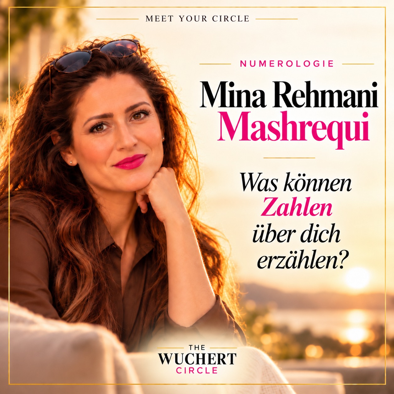 Workbook-Motiv mit Mina Rehmani Mashrequi zur Numerologie